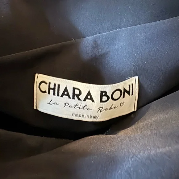 Chiara Boni Black 3/4 Sleeve Dress